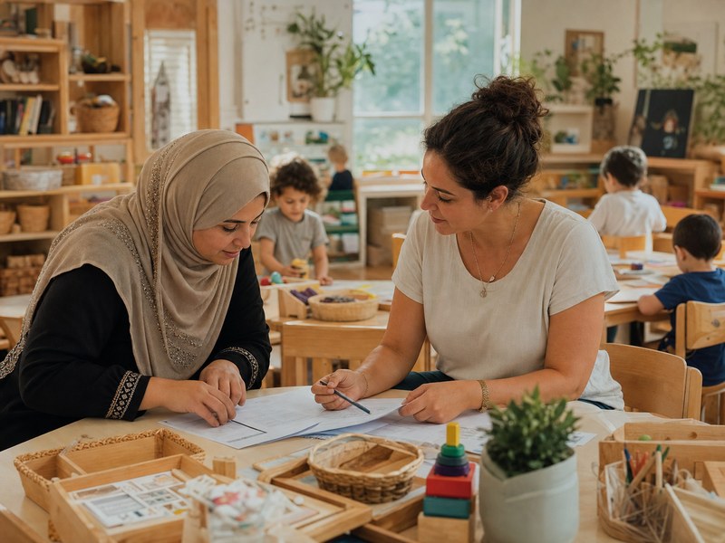 מטפלות וילדים בכיתת גן קיבוצית כמטפורה למפגש בין עבודה חינוכית, זהות וקבלה מותנית
