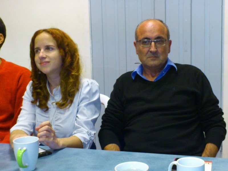 סתיו שפיר ודניאל בן סימון בפאנל מועמדים של מפלגת העבודה לקראת בחירות 2013